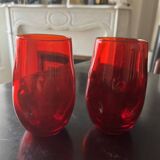 7 colored glasses 1970's