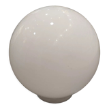 Luminous white opaline globe