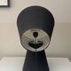 Sculptural black table lamp – Italian design spirit / Habitat