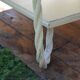 Ceramic coffee table Vallauris "Sunflower" signed Barrois
