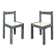 Pair of children's chairs