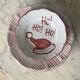 Fine pink striped plate 25cm