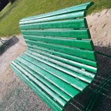 Iron and wood bench year 60s