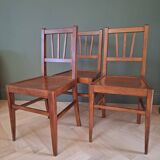 Set of 4 Luterma chairs – Modernist design – Beech – 1930s-40s