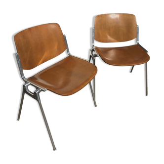 Paire de chaises Castelli