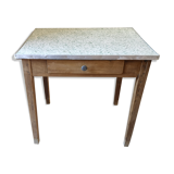 Vintage oak farm table 50s