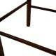Vintage Wooden Stool With Rope Seat 60s Minimalist