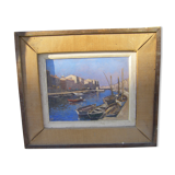 Painting "port of Sète"