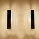 Pair  Vintage glass sconces from Kaiser