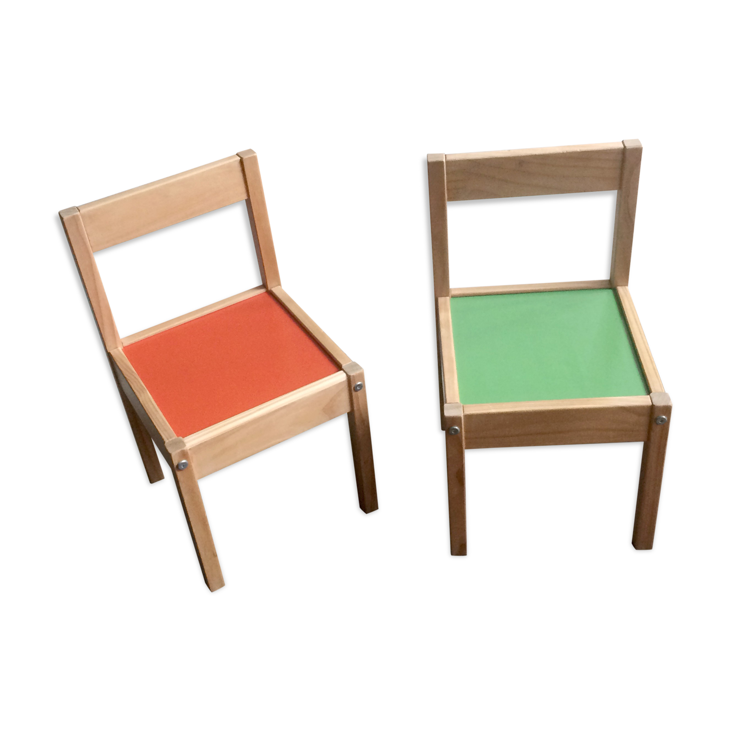 Two small chairs for children