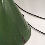 Enamelled sheet metal cone suspensions