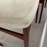 Wooden and skai chairs