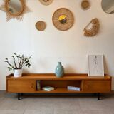 Vintage low oak sideboard (shallow)