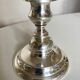 Product BHV Classic candle holder in punched silver metal