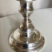 Product BHV Classic candle holder in punched silver metal