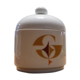 Porcelain sugar pot