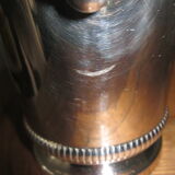 Silver metal ice bucket