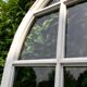 Oak arched bay window door H219xW267,5 small tiles
