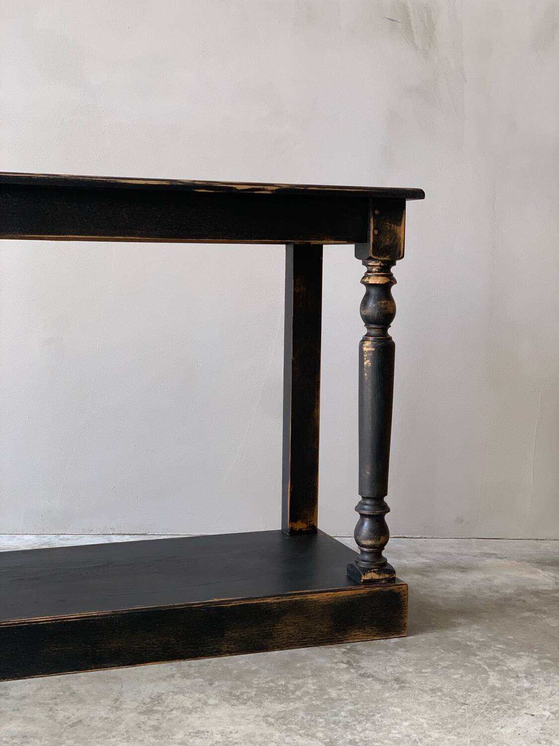Console en bois massif