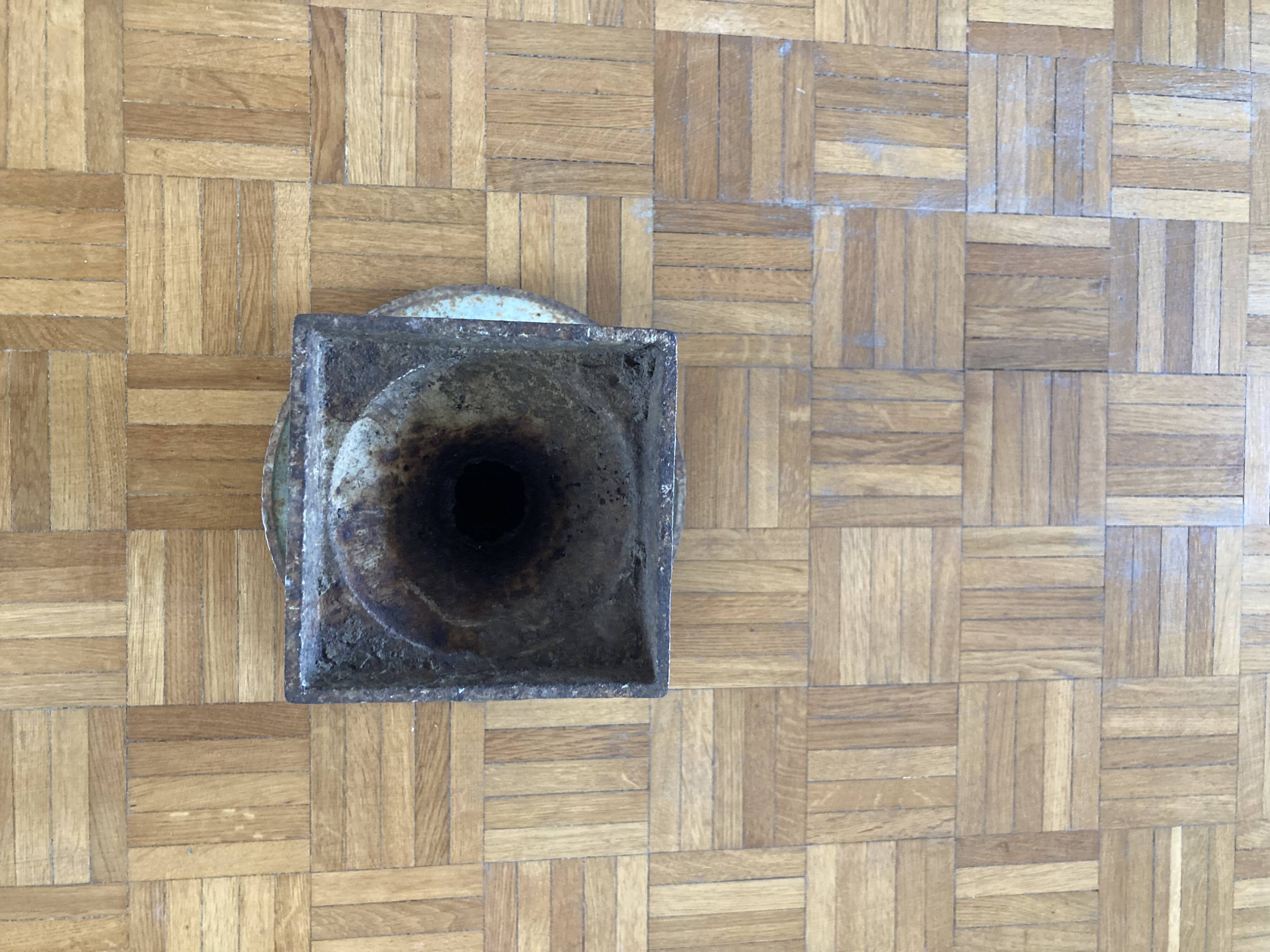 Cast iron Medici vase.