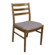 Vintage teak chair with pink top 1960 denmark