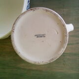 Toilet set of the 30s faiencerie of Longchamp model Florida