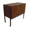 Bar on wheels teak Cabinet