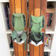 Pair of vintage wooden skis "Reflex"