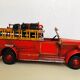 Camion de pompiers en tôle peinte