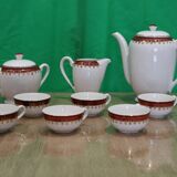Digoin Sarreguemines earthenware coffee service