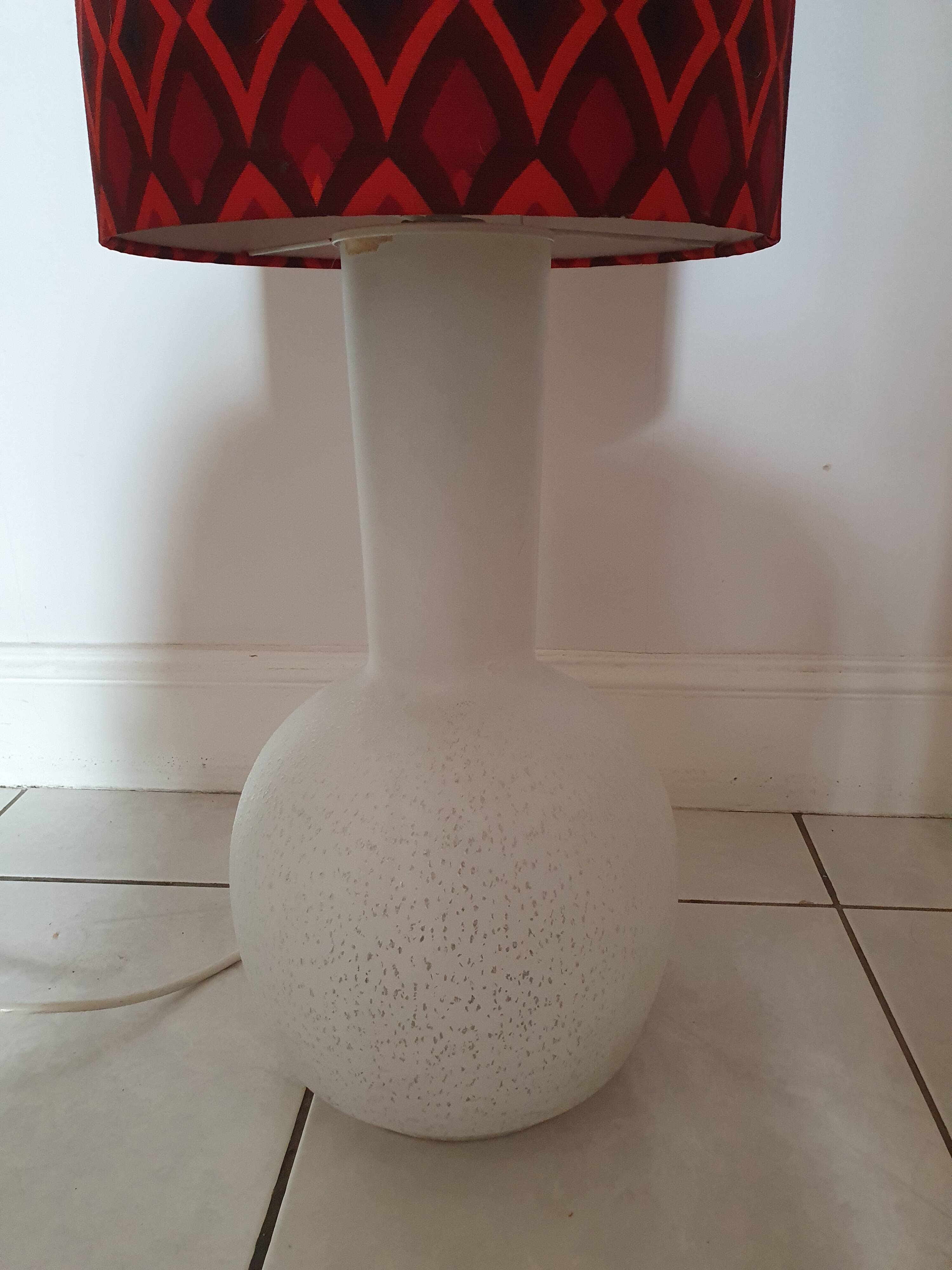 Doria Leuchten 2-light opaline floor lamp