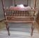 Colonial rosewood bed