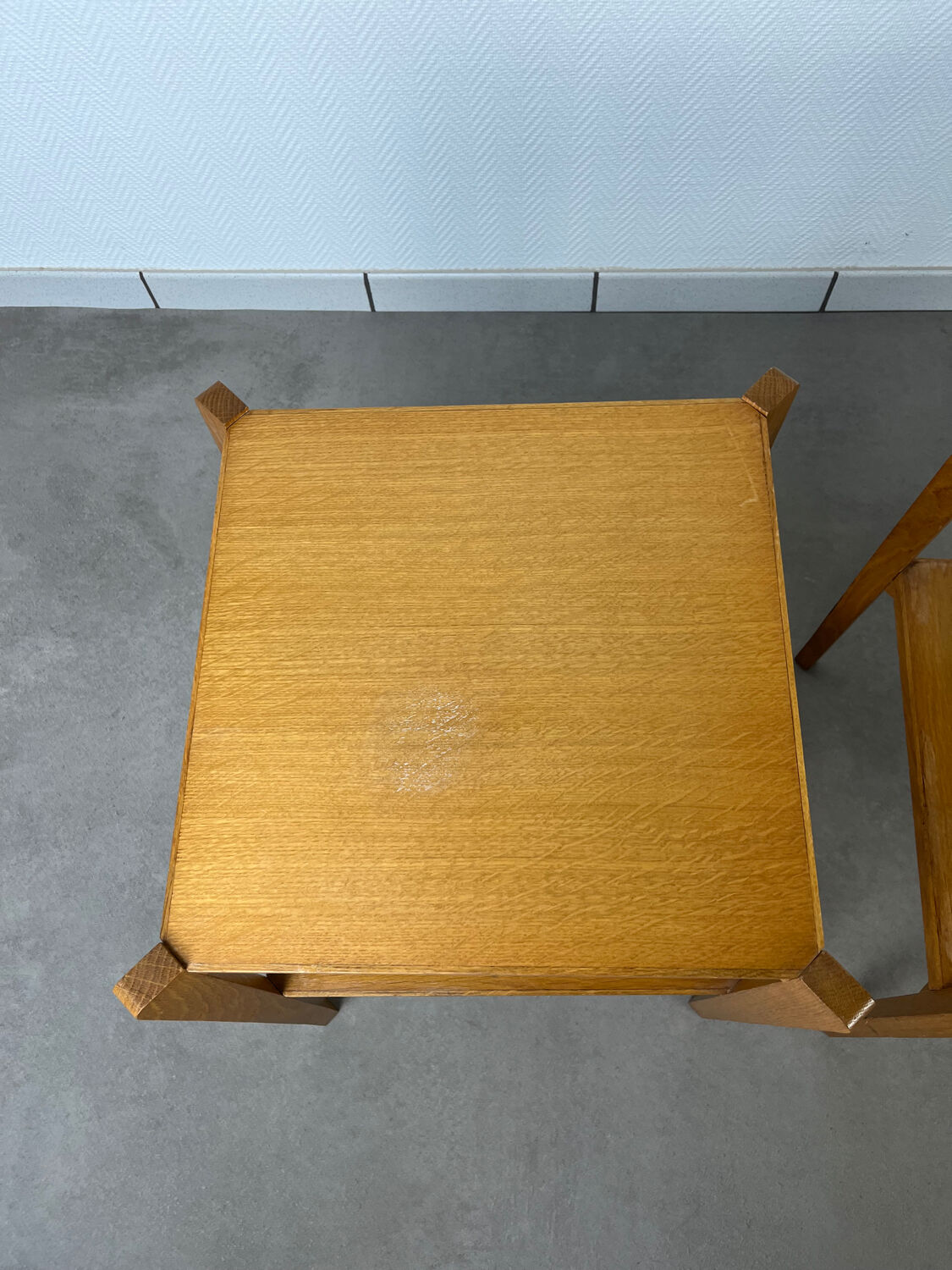 Pair of 1950s modernist side tables.