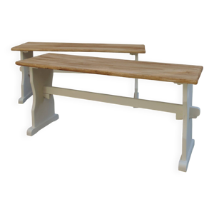 2 bancs  réenchantés