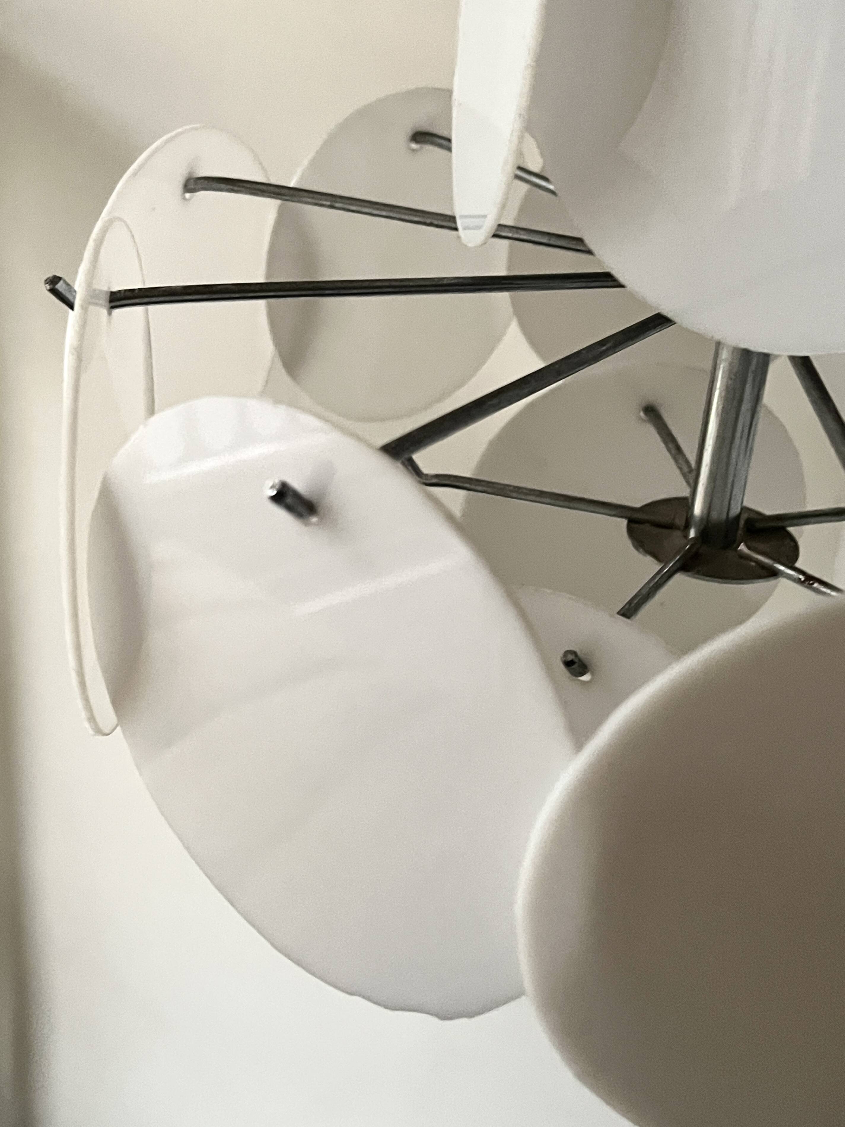 Italian suspension light by Vistosi, design Italy 1970.