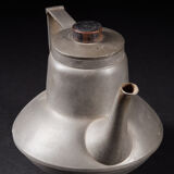 20th Century, Stylish Vintage Pewter Teapot