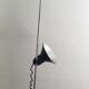 Black projector floor lamp
