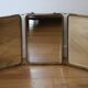 Bevelled triptych barber mirror (645*290mm)