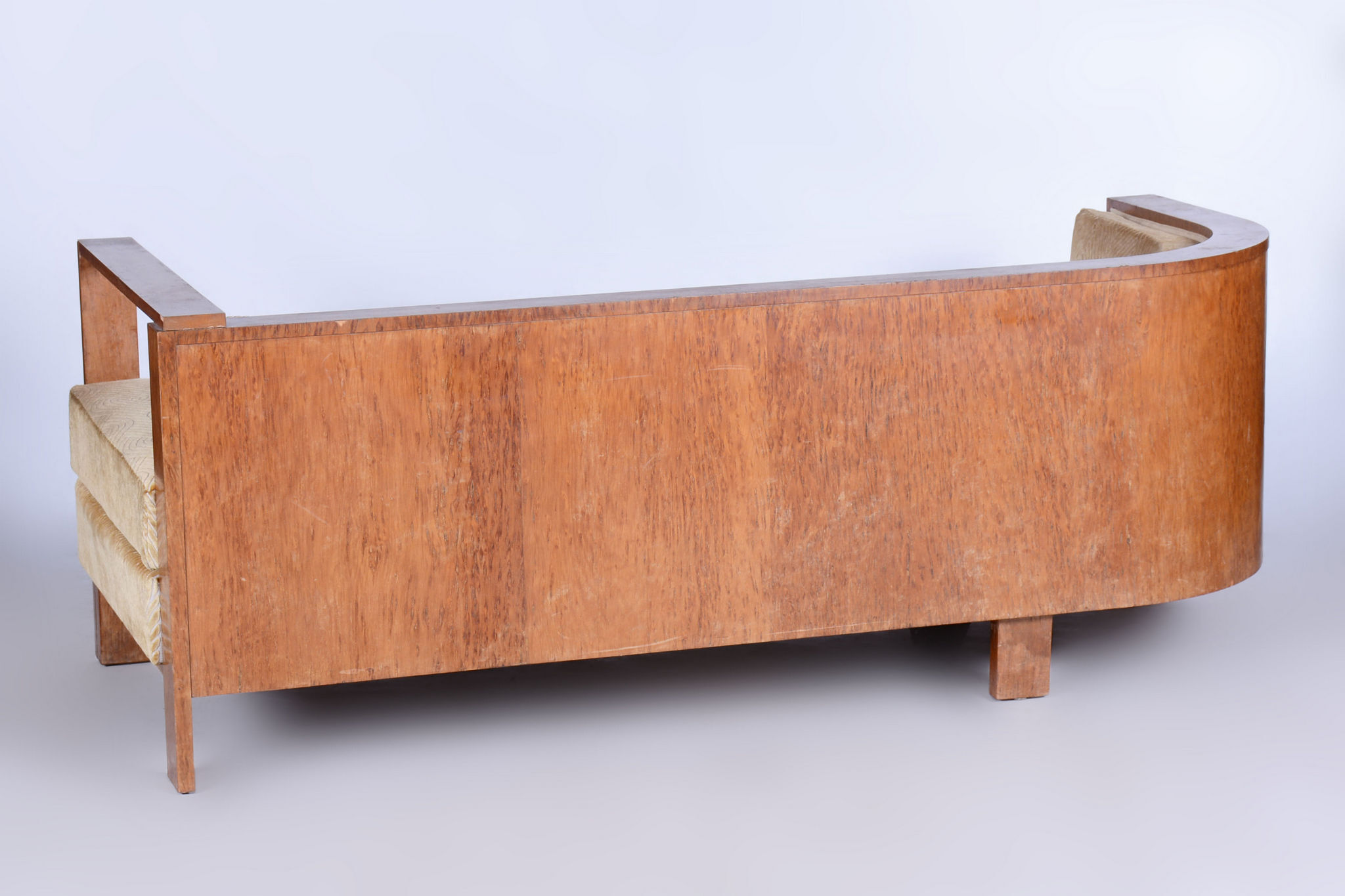 Palisander Seating Set with Coffee Table, Art Deco, Restored, France, 1920s