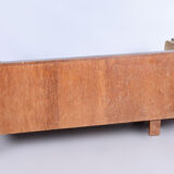 Ensemble de sièges en palissandre avec table basse, Art déco, restauré, France, années 1920