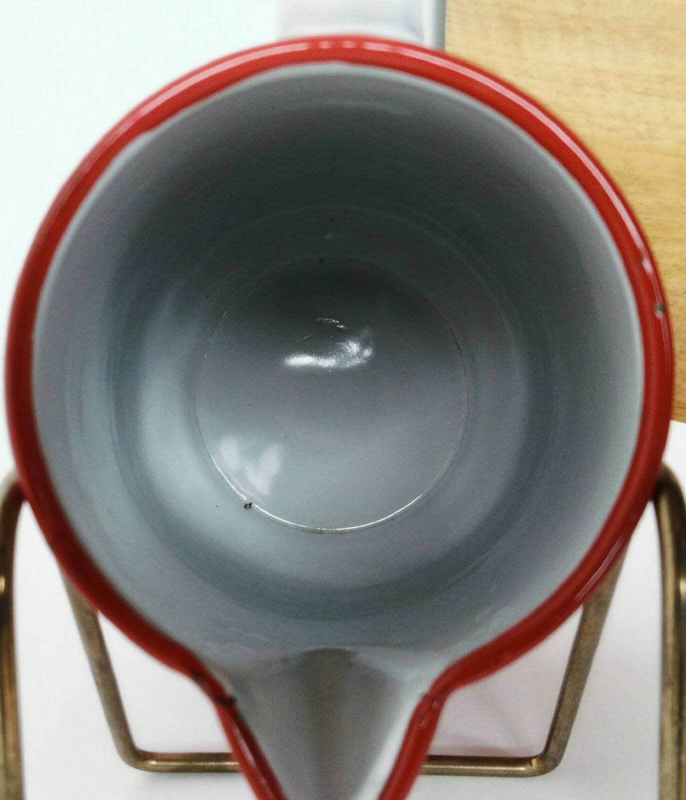 Enamelled sheet metal pitcher years 20/30