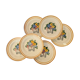 Lot de 6 assiettes manufacture française HBCM
