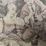Old tapestry with country decor