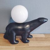 Art deco style bear lamp