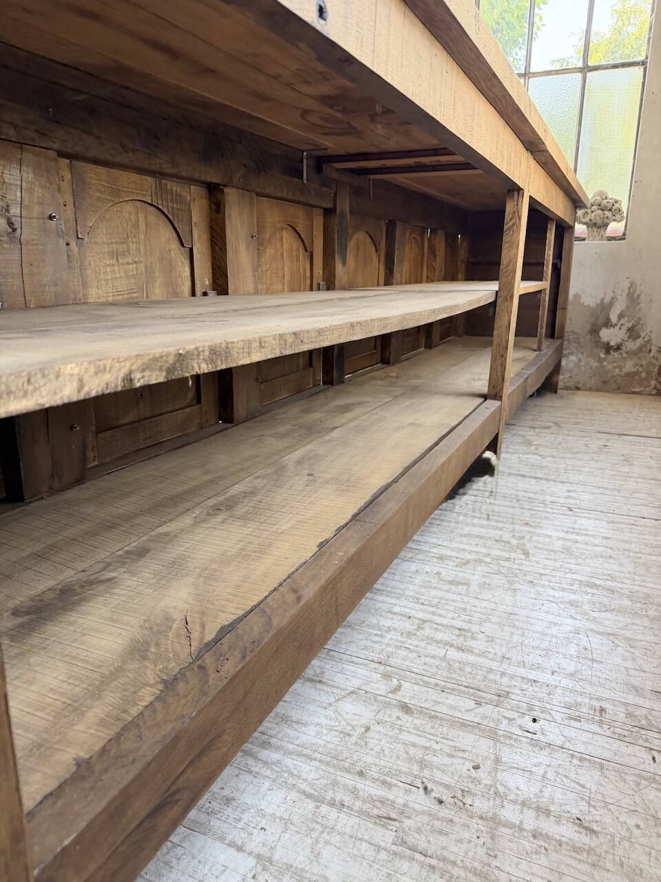 Rustic sideboard XXL 4m solid oak 1950