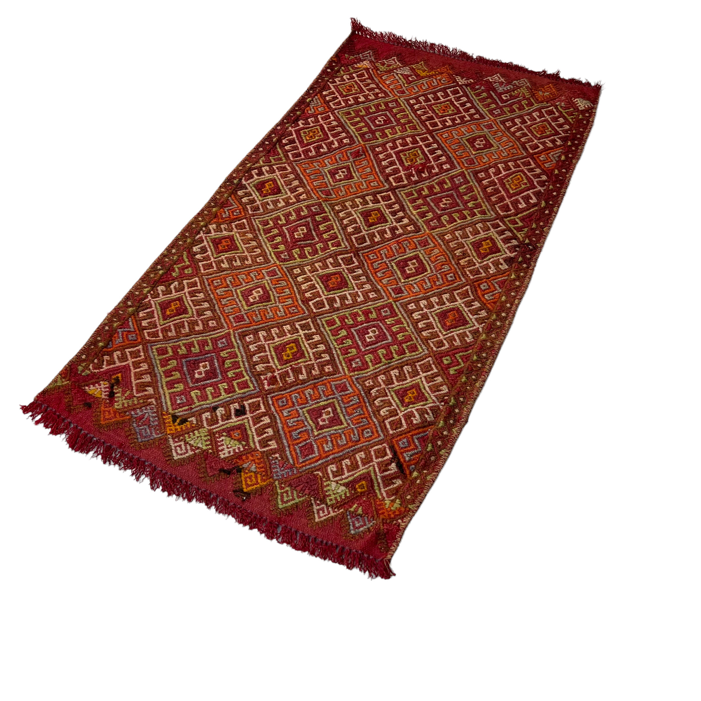 Tapis kilim turc vintage 93 x 50 cm