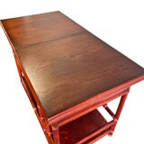 Lydia Levi coral red for McGuire Bar Cart