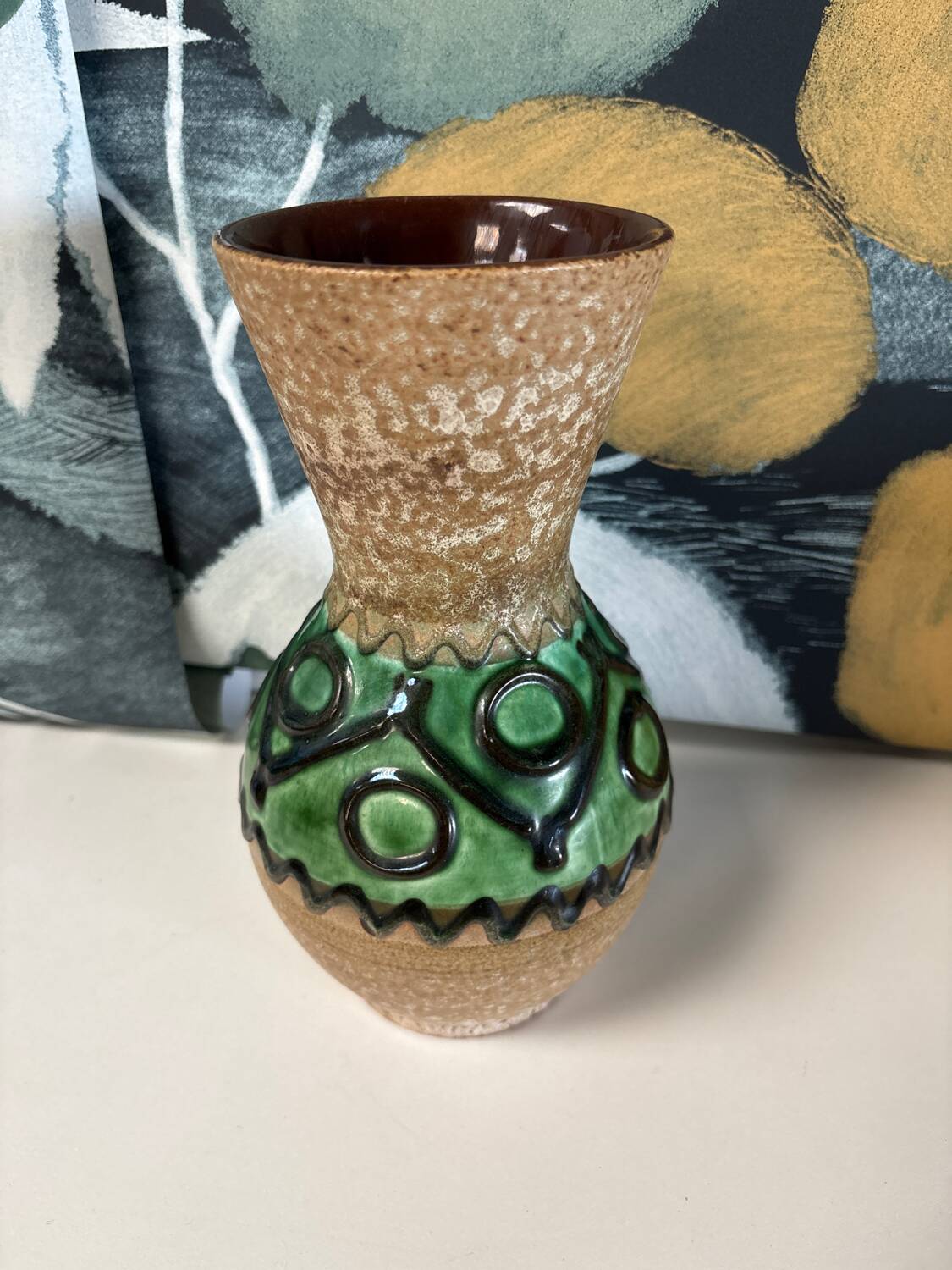 Vintage West Germany ceramic vase