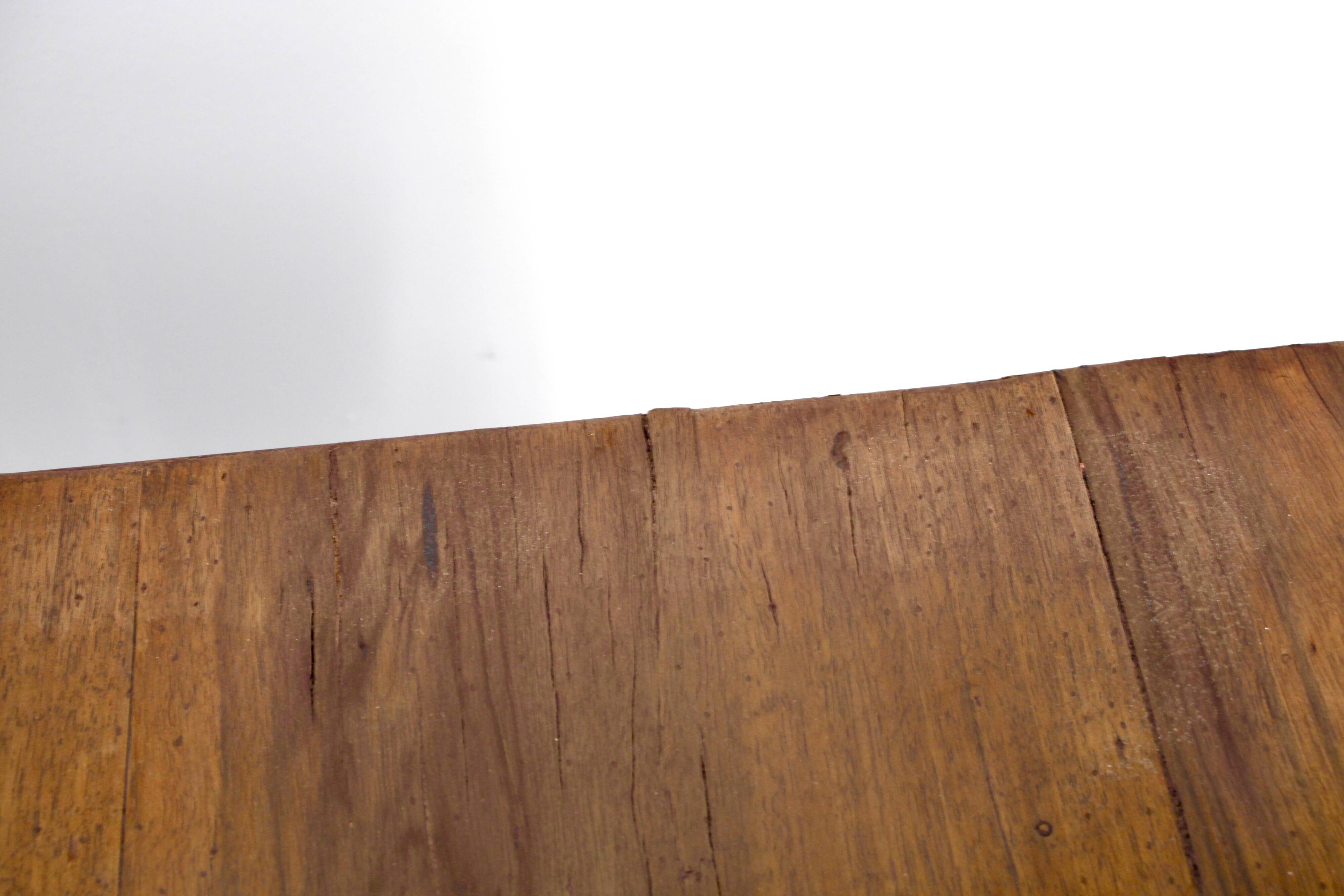 Bureau Art Déco italien en ronce de noyer foncé