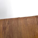 Bureau Art Déco italien en ronce de noyer foncé